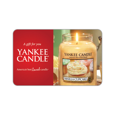 YANKEE CANDLE<sup>&reg;</sup> $25 Gift Card - Buy scented candles and the latest seasonal fragrance!