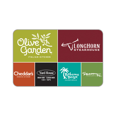 BAHAMA BREEZE<sup>&reg;</sup> $25 Gift Card - Try a taste of the islands! This gift card is worth $25 at any Bahama Breeze restaurant.