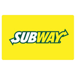 SUBWAY<sup>®</sup> $25 Physical Gift Card